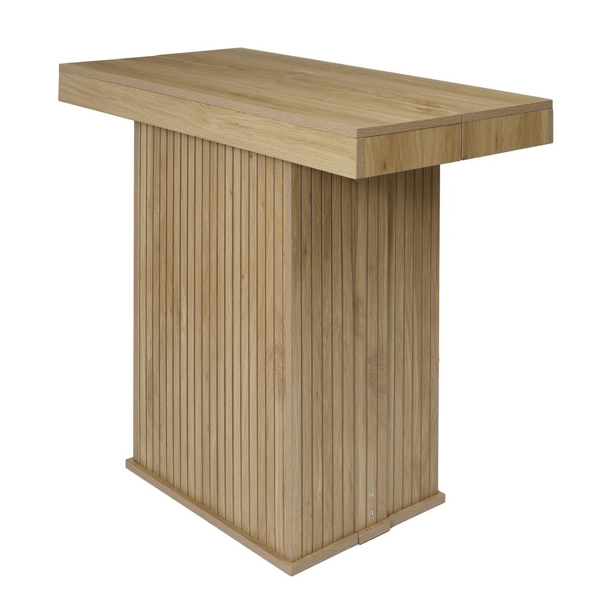 Console table extensible 2 à 10 places SAULK beige, THE HOME DECO FACTORY