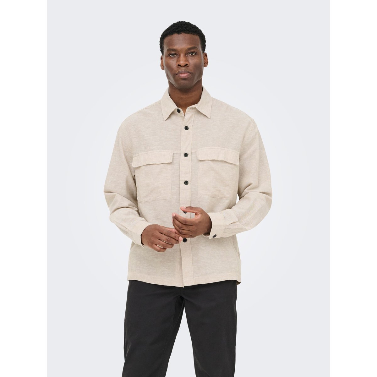 Surchemise chinchilla, ONLY & SONS