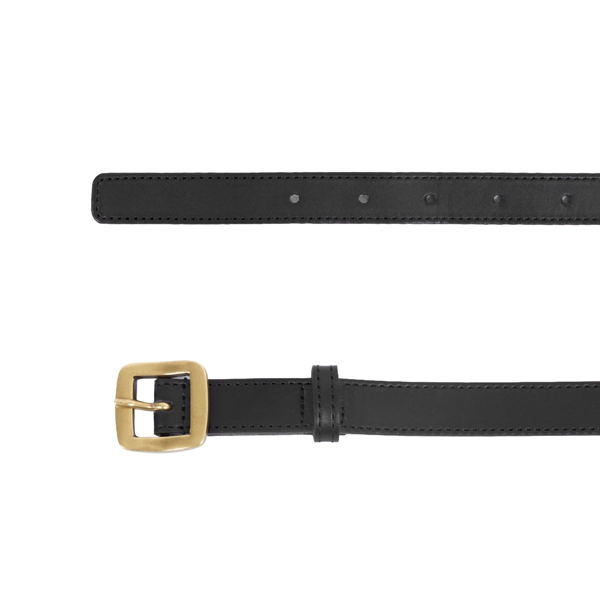 Ceinture Alix cuir noir, JULES & JENN