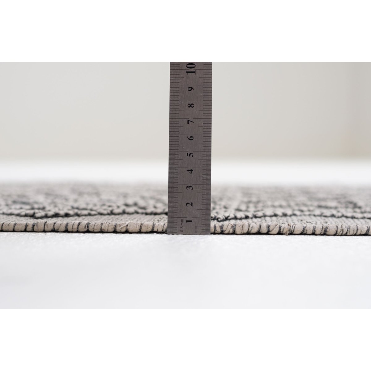 Tapis de bain Vintage Wash tissé main lavable anthracite, TOM TAILOR