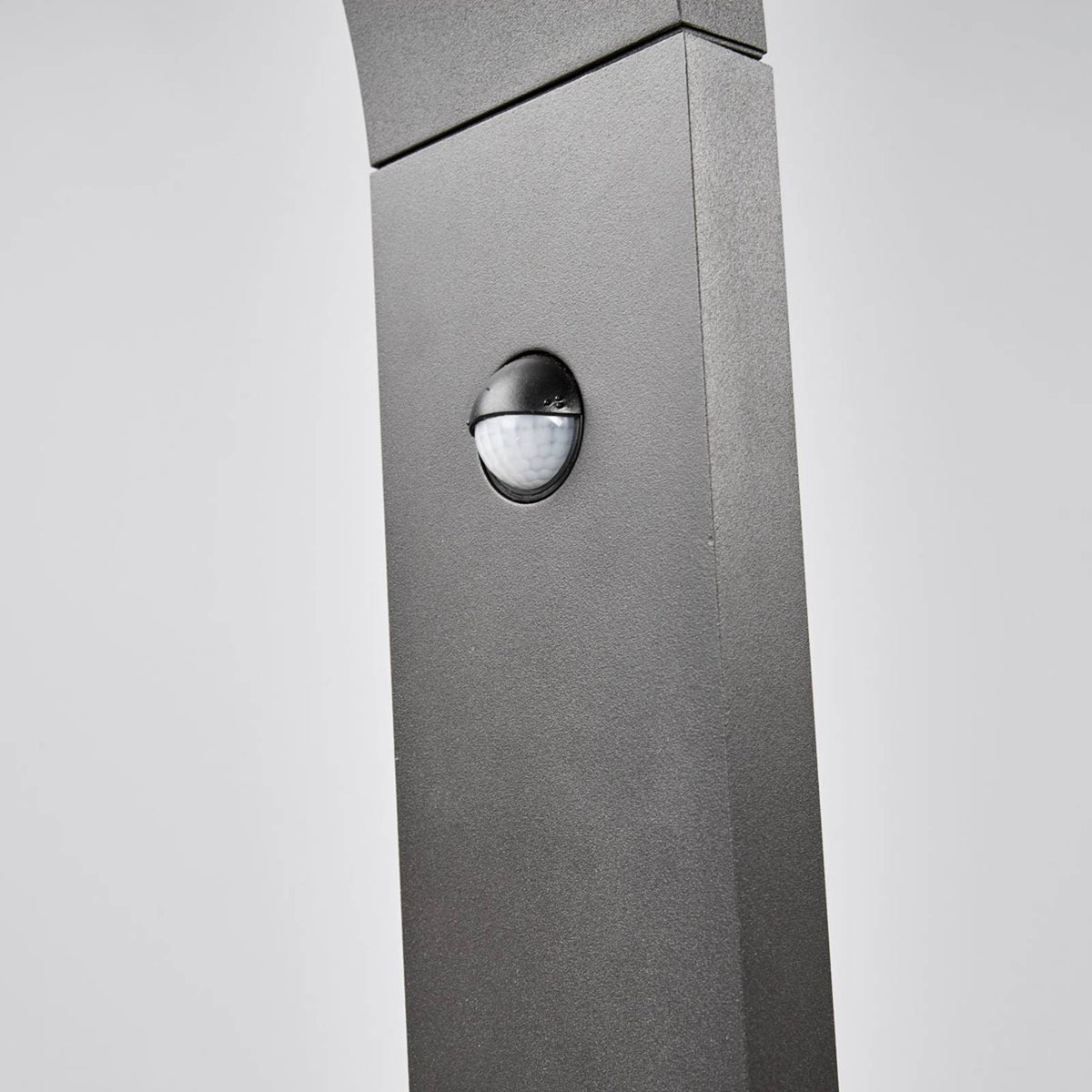 Luminaire extérieur en aluminium moderneLED gris graphite, blanc opale, LUCANDE