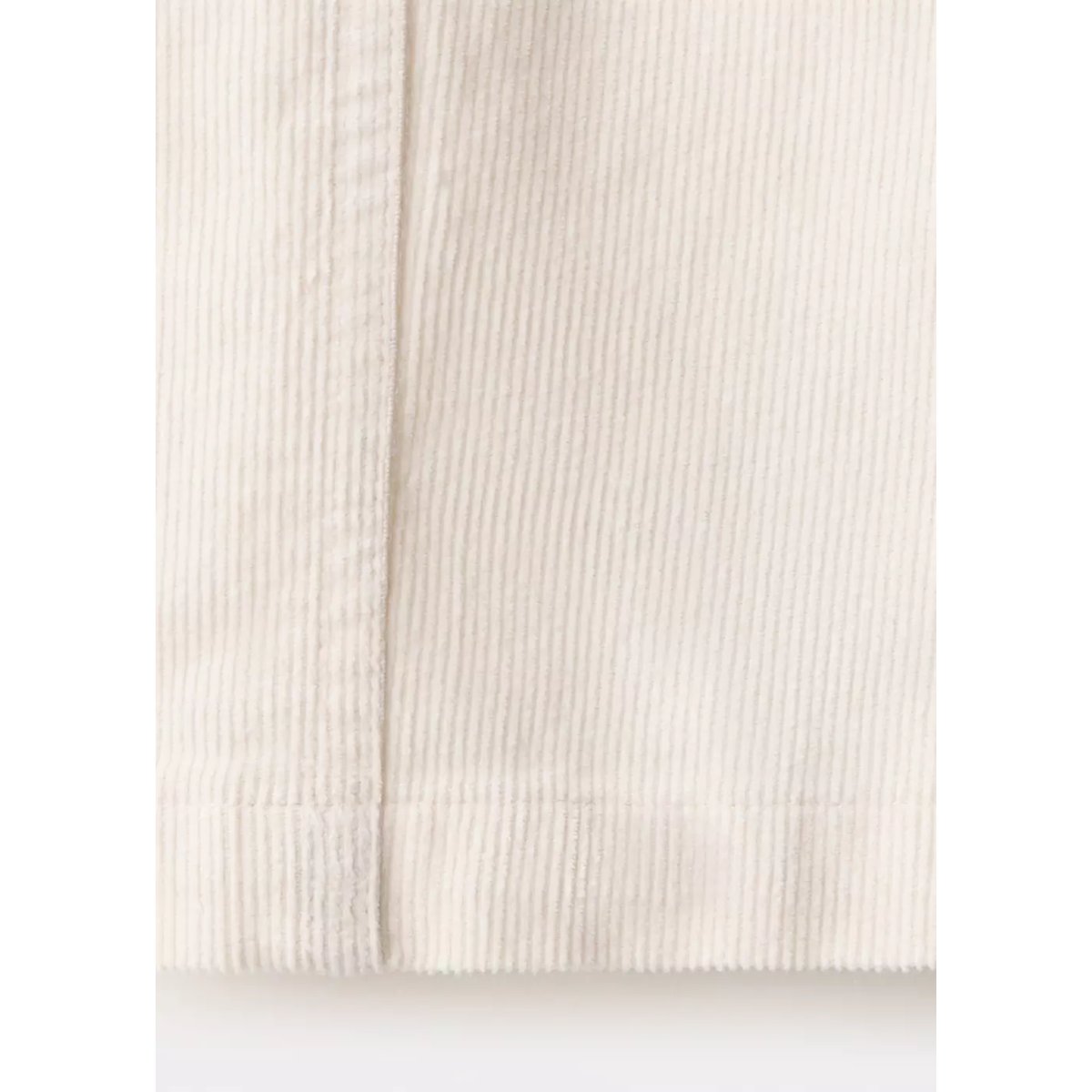 Pantalon velours côtelé à coutures blanc cassé, MANGO BABY