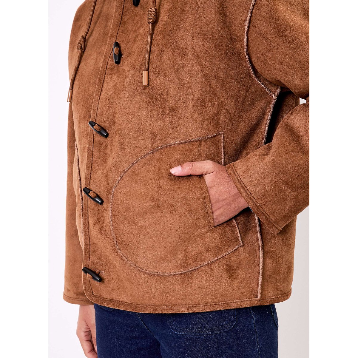 Manteau suède réversible SADAR camel sadar, LA FIANCÉE