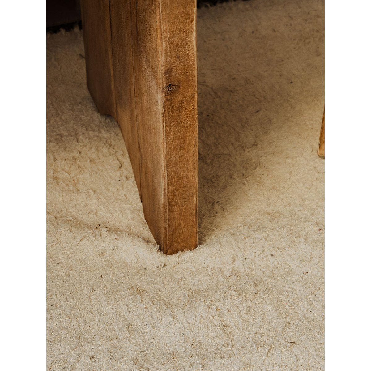 Table basse en bois Léonie N°957 - Bon état bois clair, DEBONGOUT