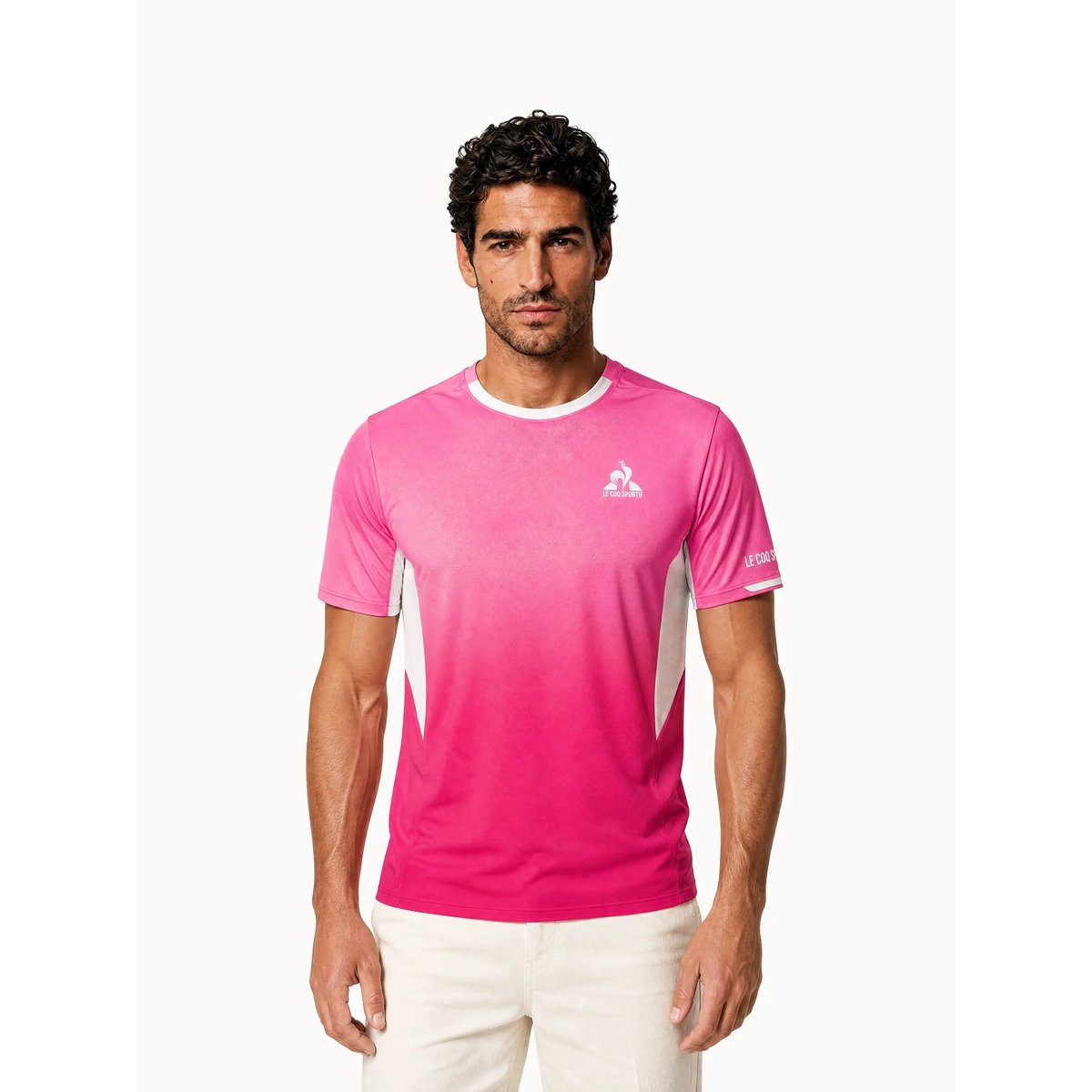 T-shirt Tennis Performance aurora pink, LE COQ SPORTIF