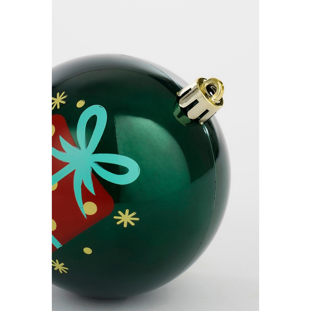 Lot de 9 boules de Noël incassables YALLY multicolores, MICA DECORATIONS