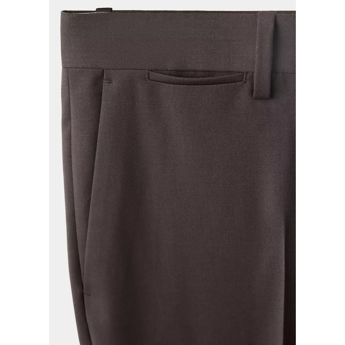 Pantalon costume Turín 100 % laine marron, MANGO MAN