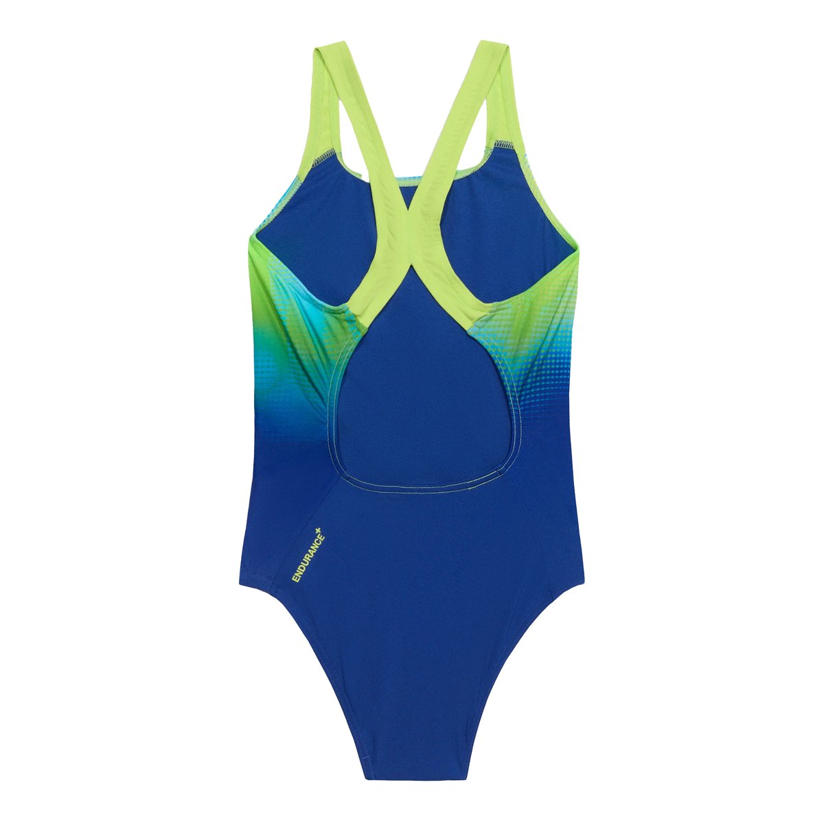 Maillot de bain 1 pièce motif/style imprimé bleu, SPEEDO