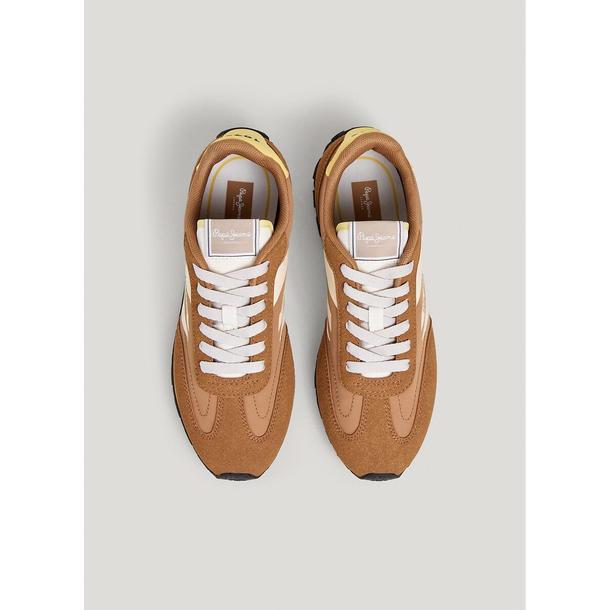 Baskets JANE BRAND cognac, PEPE JEANS