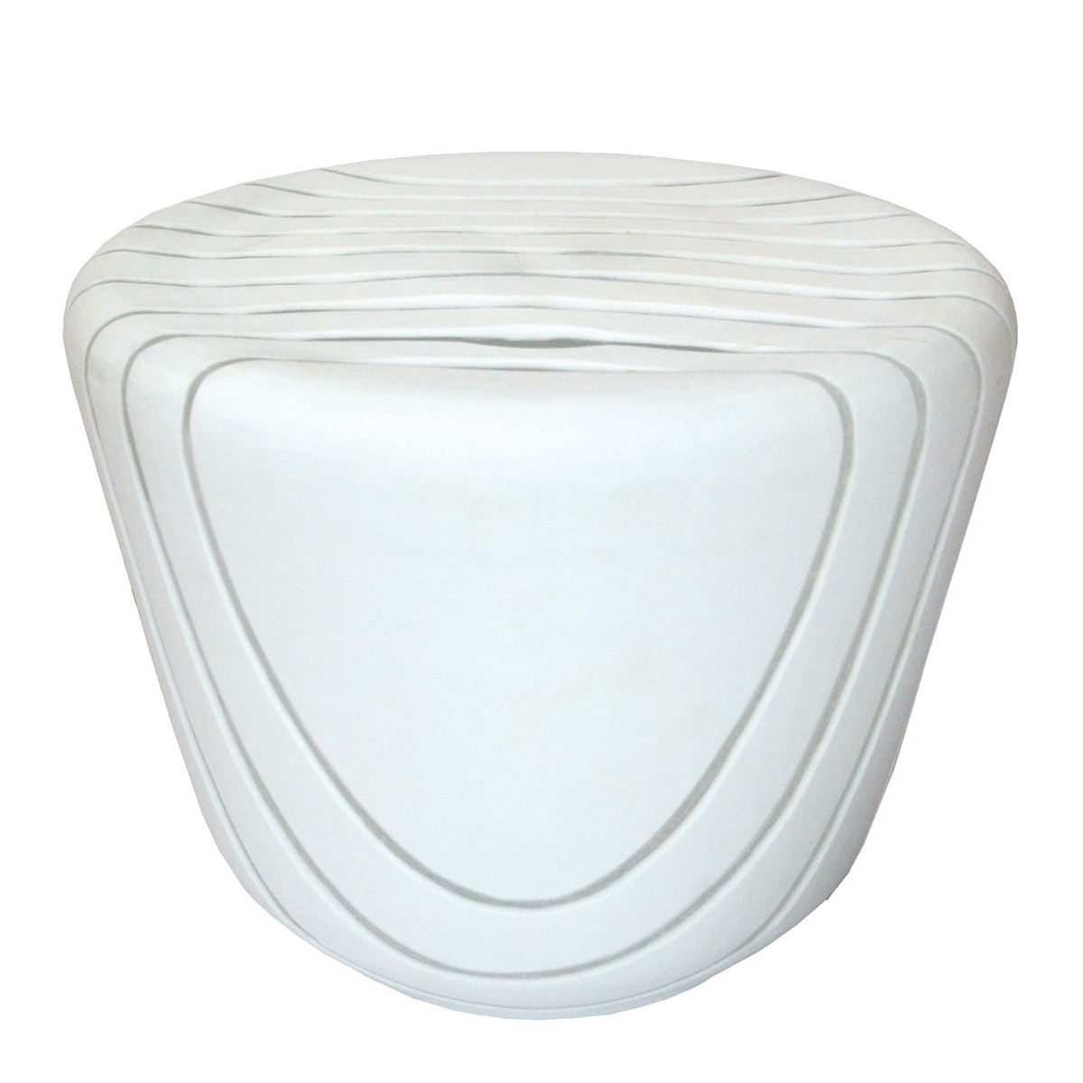 Lampe en verre blanc, BLANC D’IVOIRE