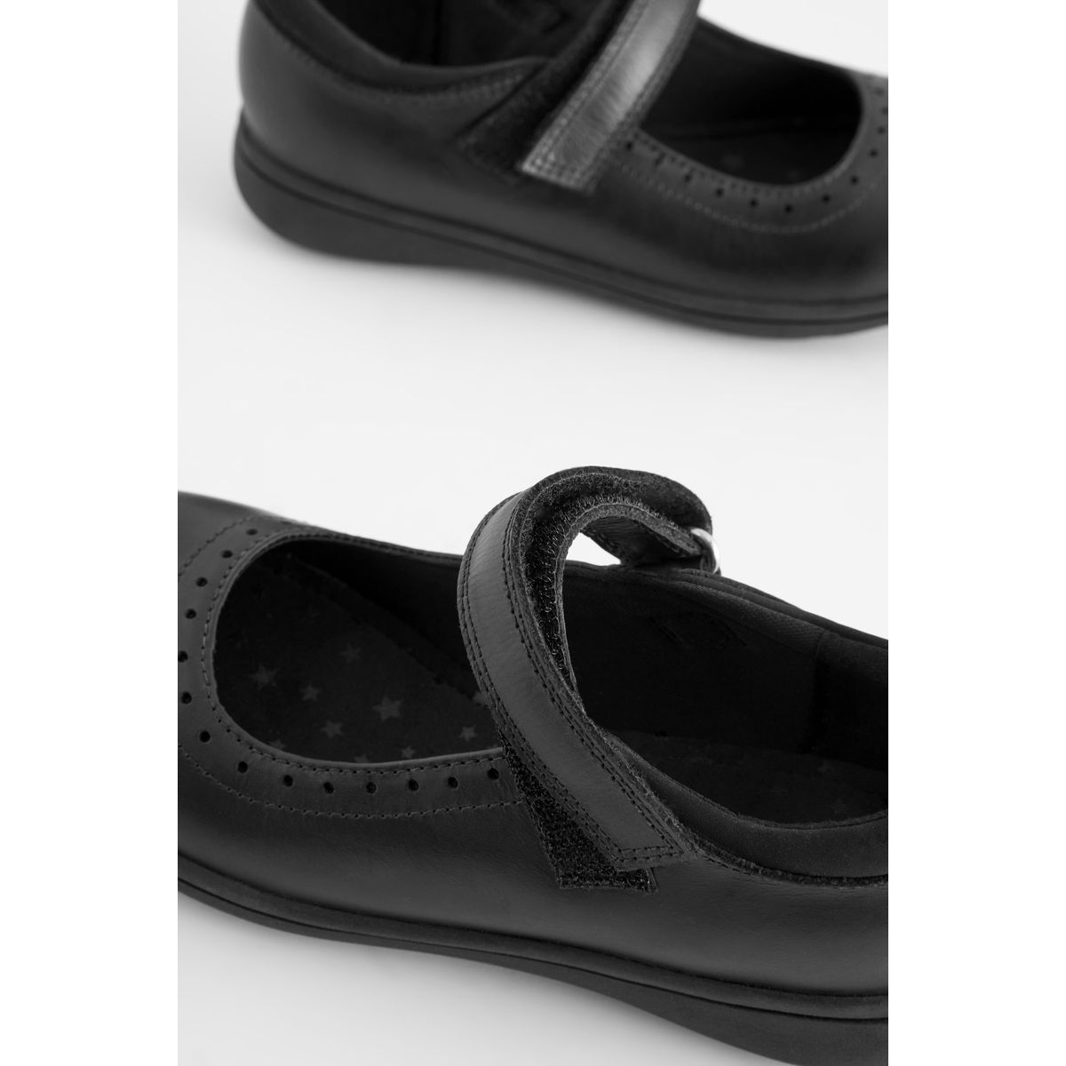 Babies richelieu en cuir - pointure large noir, NEXT