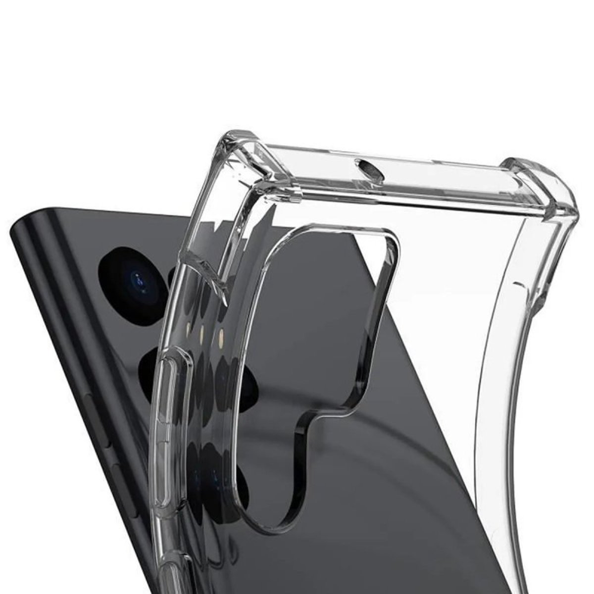 Coque Galaxy S22 Ultra 5g antichoc + 2 vitres transparent, EVETANE