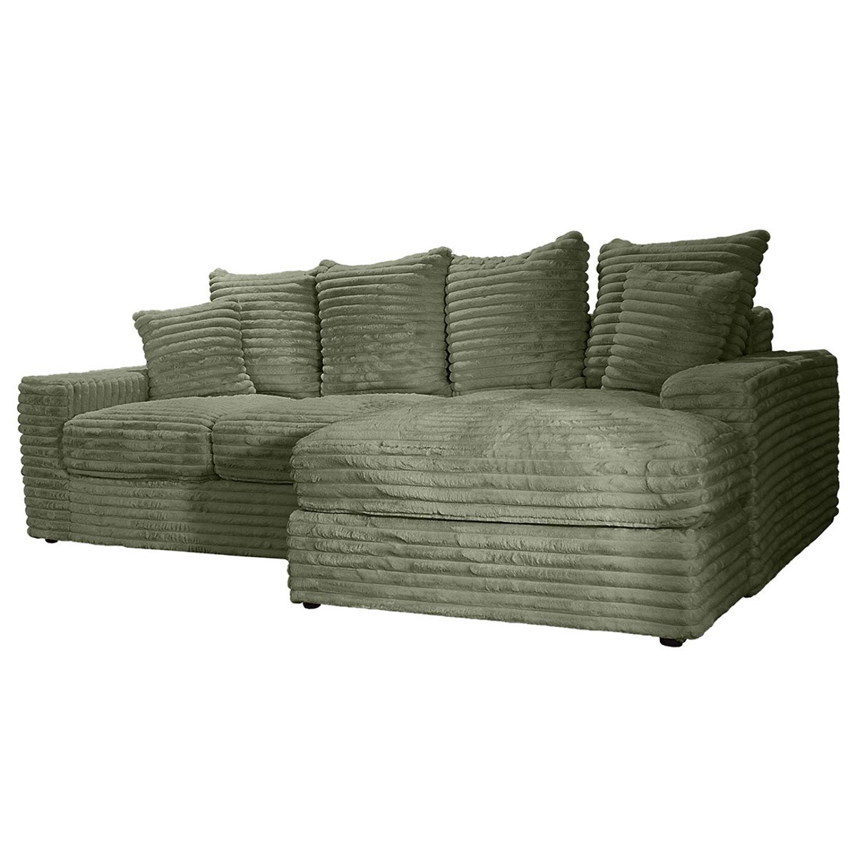 Canapé d'Angle droit 4 places - ANDY vert, BEST MOBILIER