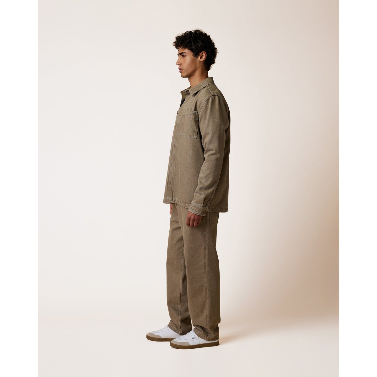 Sur-chemise denim sable, FAGUO