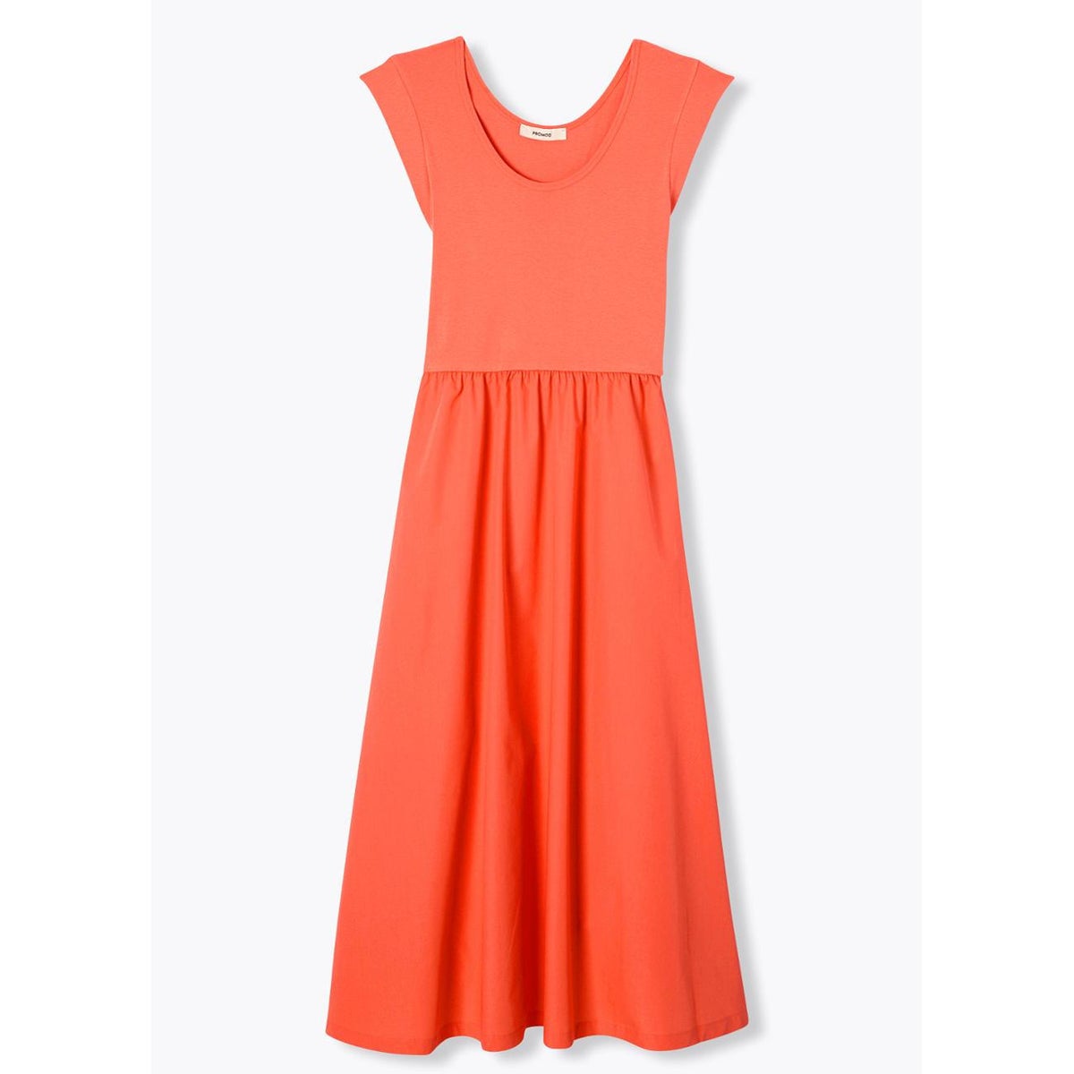 Robe-débardeur unie corail, PROMOD