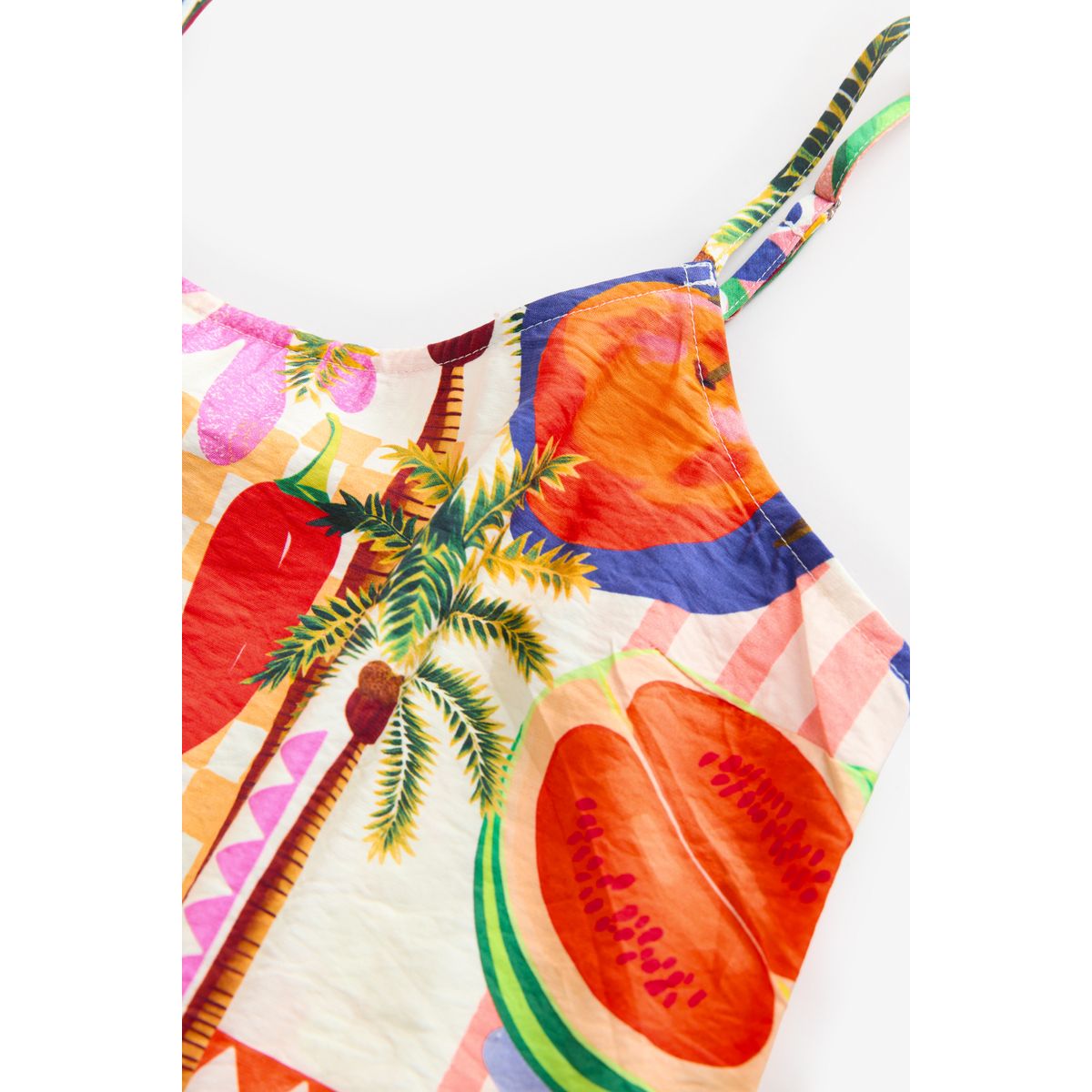 Mini robe d'été rose/orange, NEXT