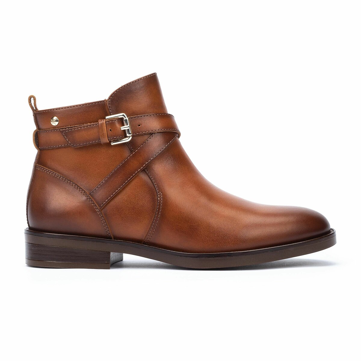Bottines en cuir Puertollano cognac, PIKOLINOS