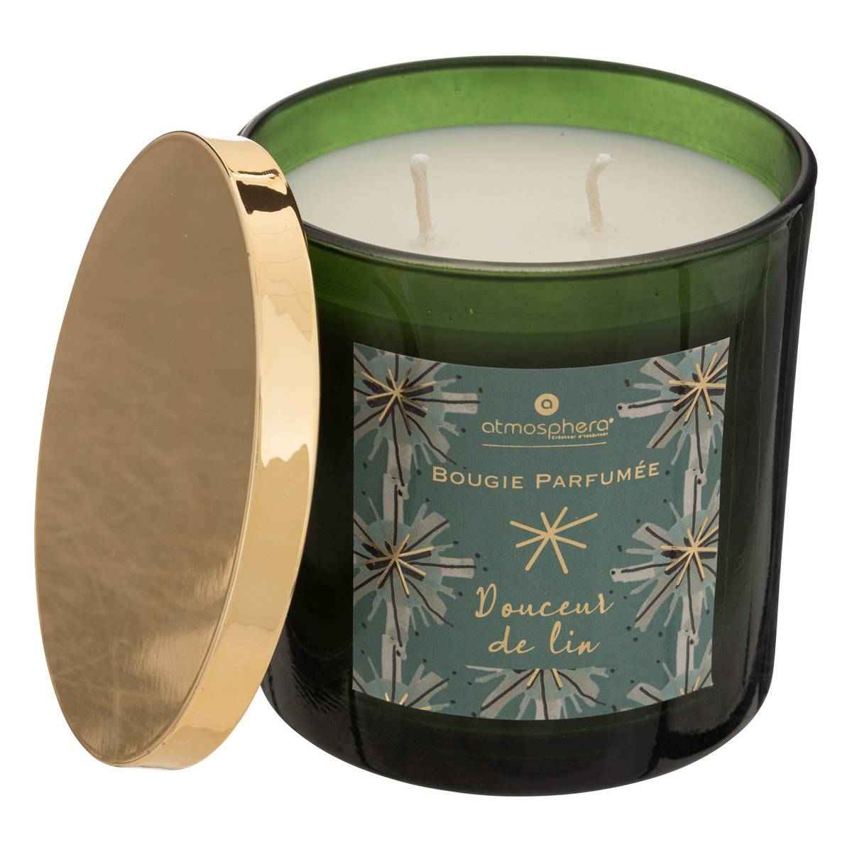 Bougie parfumée PLUM rouge, ATMOSPHERA