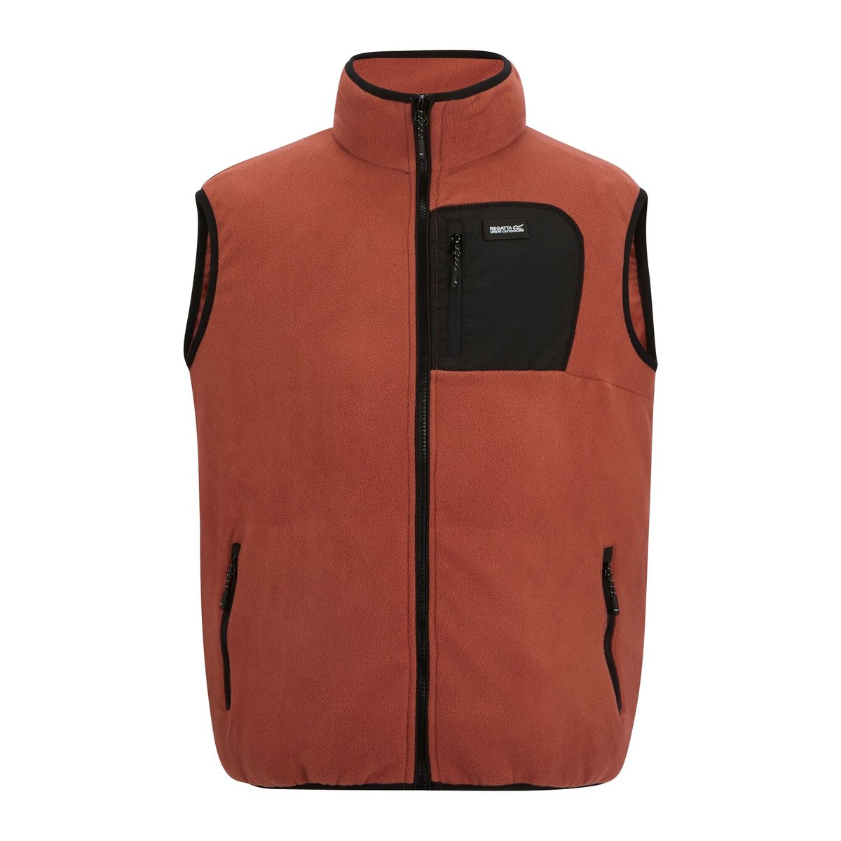 Veste sans manches à col montant FRANKIE orange foncé / noir, REGATTA