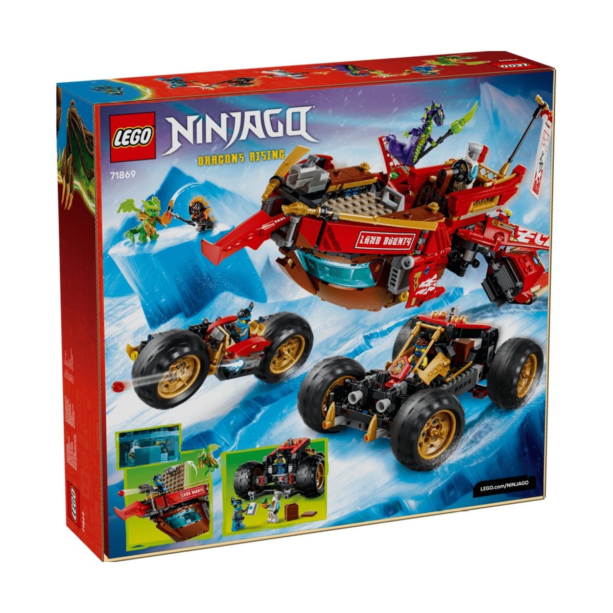 Le Bounty terrestre multicolore, LEGO