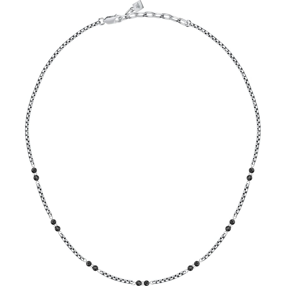 Colliers en Onyx/steel et Onyx acier inoxydable, MORELLATO