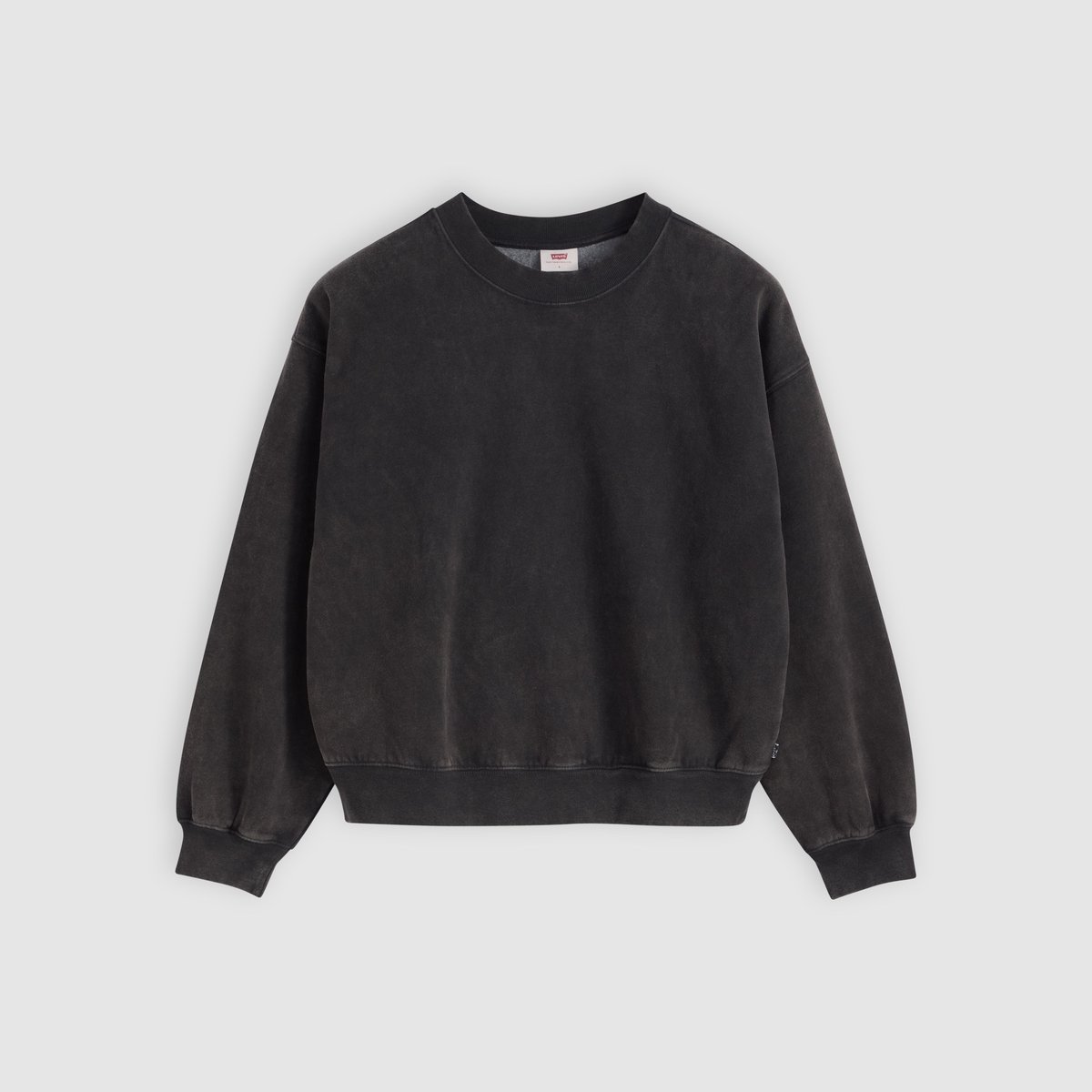 Sweat-shirt vintage coupe boxy noir - womens grunge wash jet black, LEVI'S