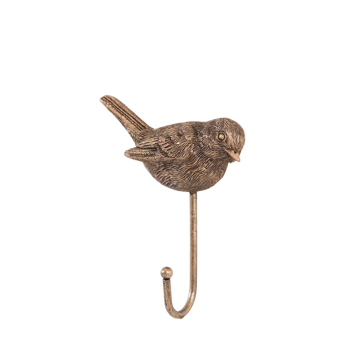 Bird Decorative Hook in Bronze Finish gold-coloured, ÉDITÉ