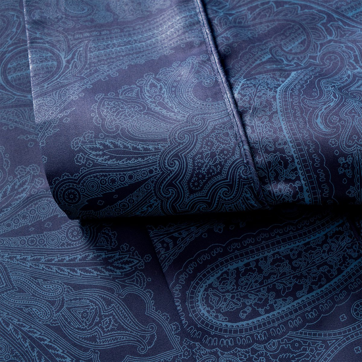 Drap plat en satin, DONCASTER navy, RALPH LAUREN HOME
