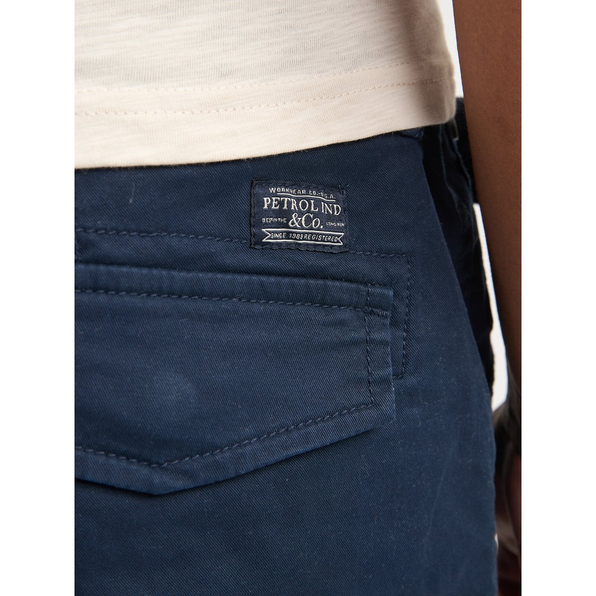Short cargo heatwave bleu navy blue, PETROL INDUSTRIES