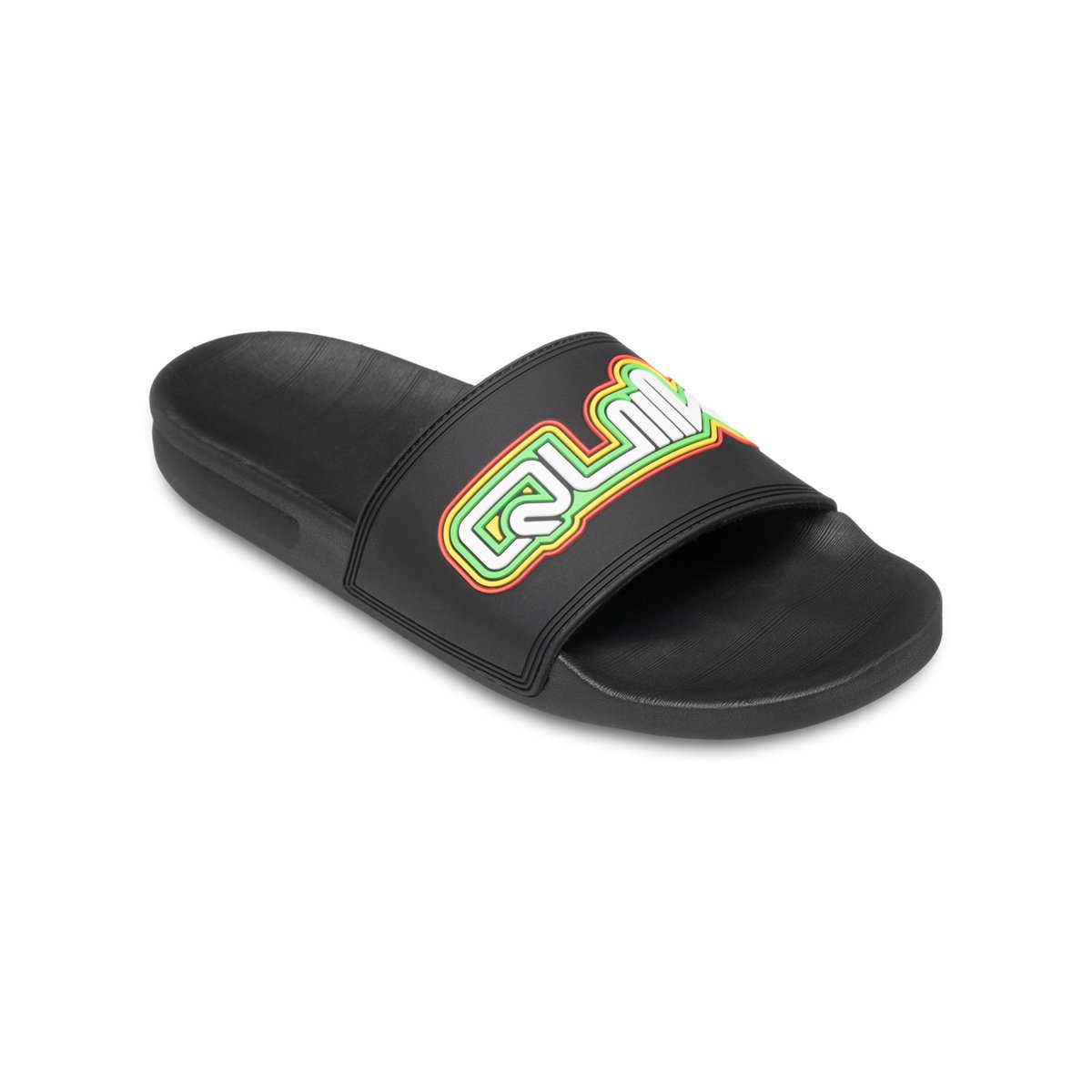 Sandales RIVI noir black/rasta, QUIKSILVER