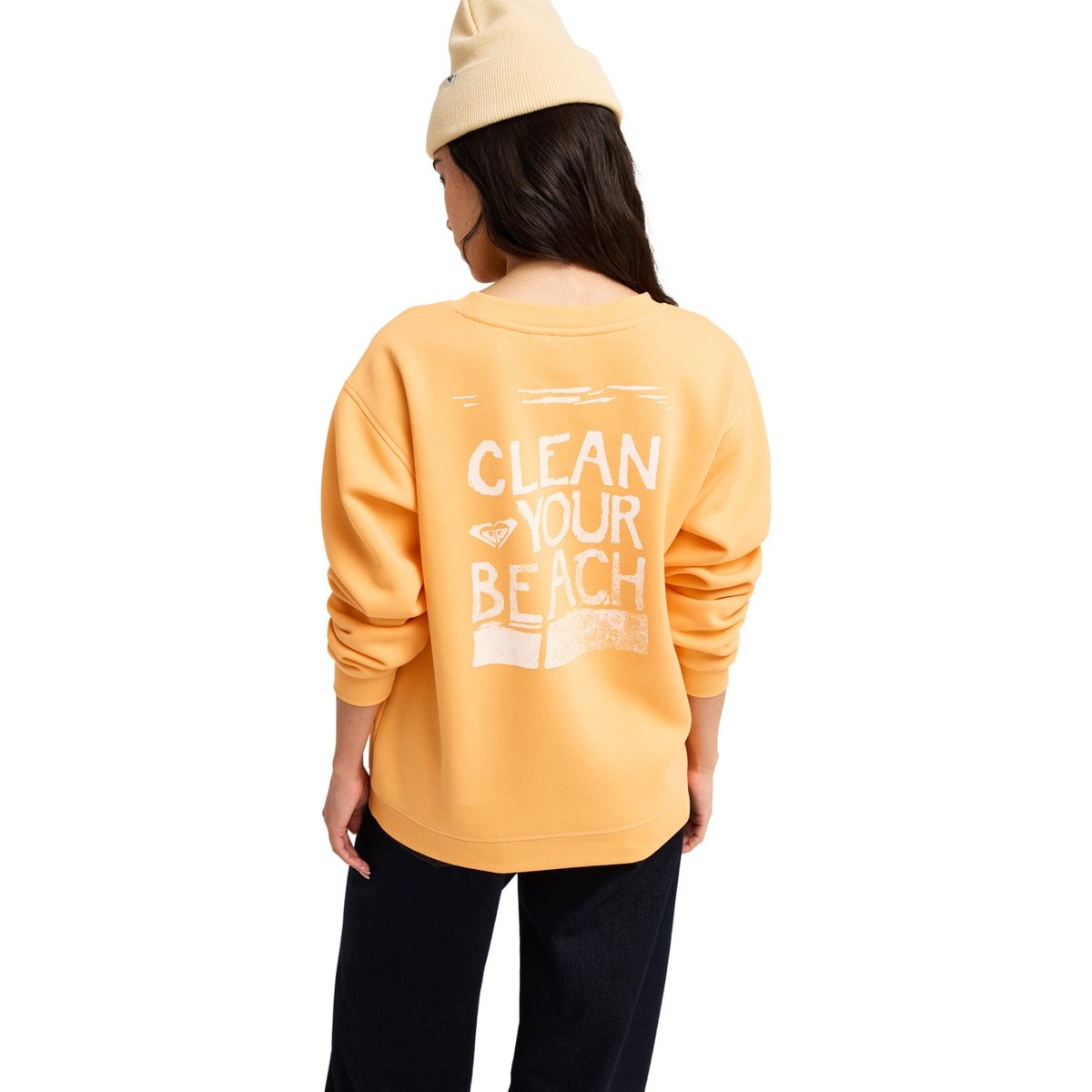 Sweat SURF STOKED BRUSHED. orange mock orange, ROXY