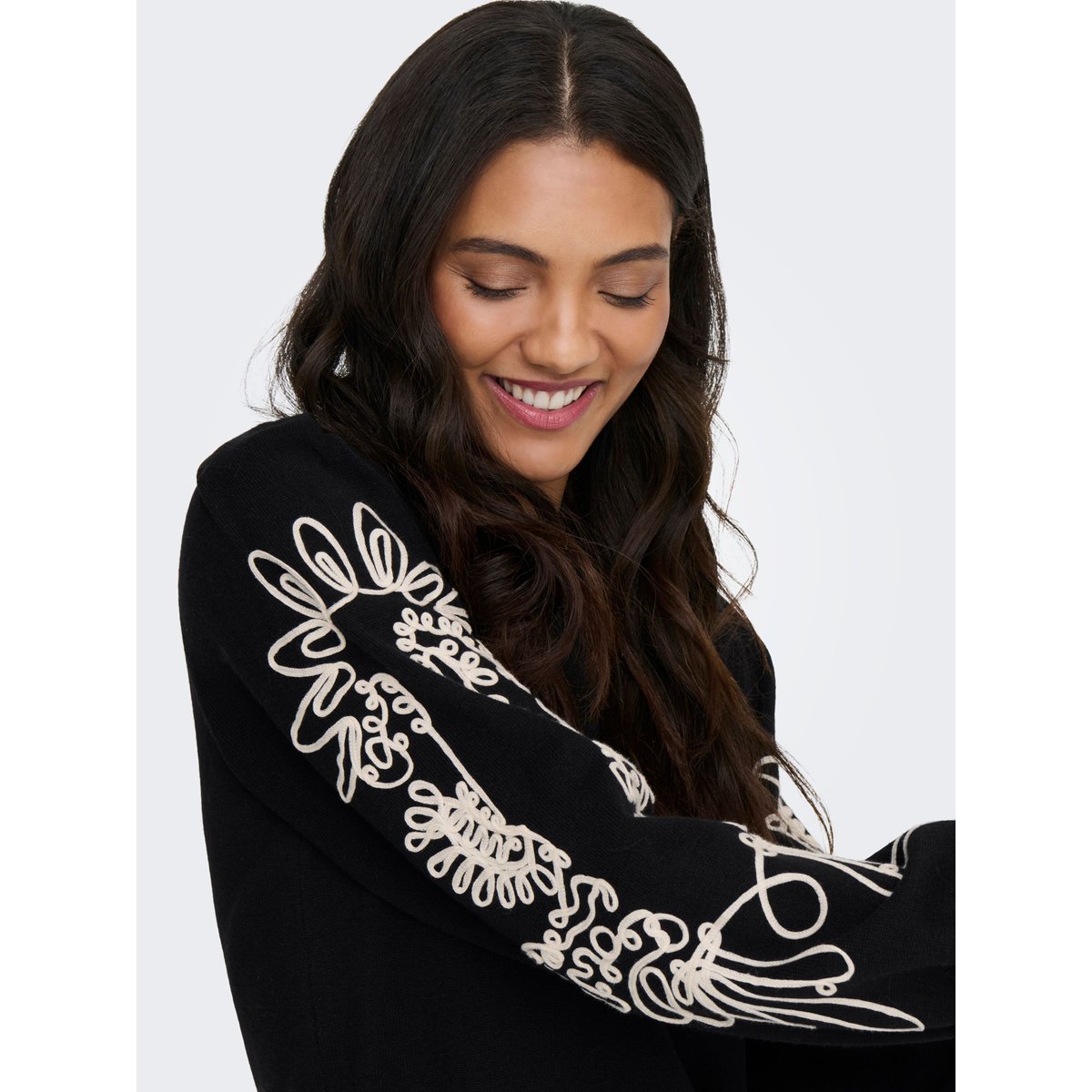 Pull En Maille noire - black, ONLY