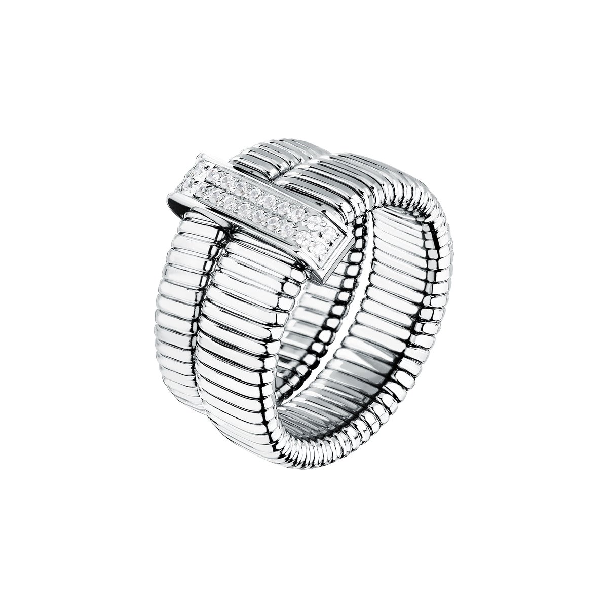 Bague ONDA acier inoxydable, MORELLATO