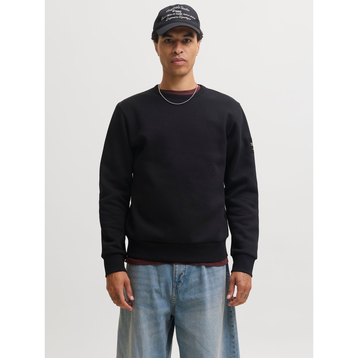 Sweat-Shirt black 1, JACK & JONES