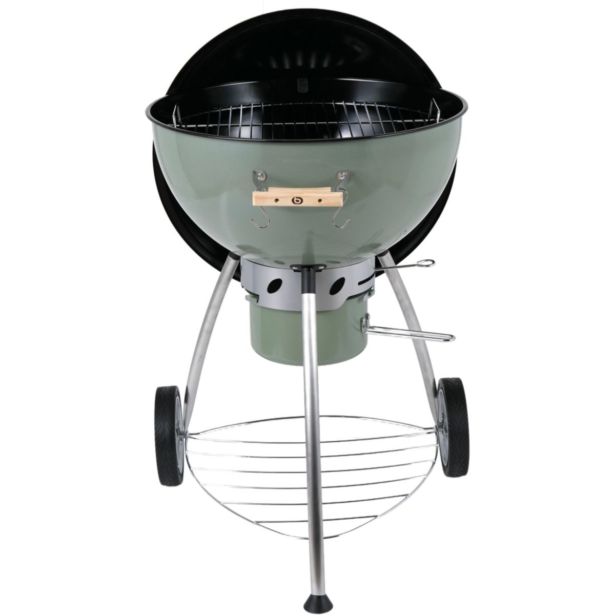 Barbecue charbon EBCK1 vert sur pieds  55 cm couleur unique, ESSENTIEL B