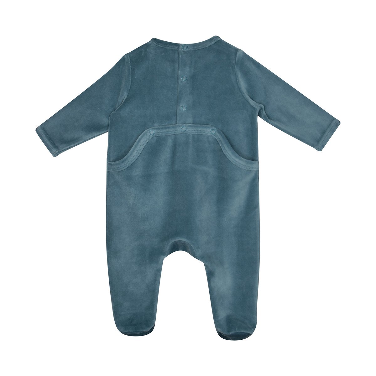 Dors bien sulpice velours rase pont dos bebe bleu, SUCRE D'ORGE