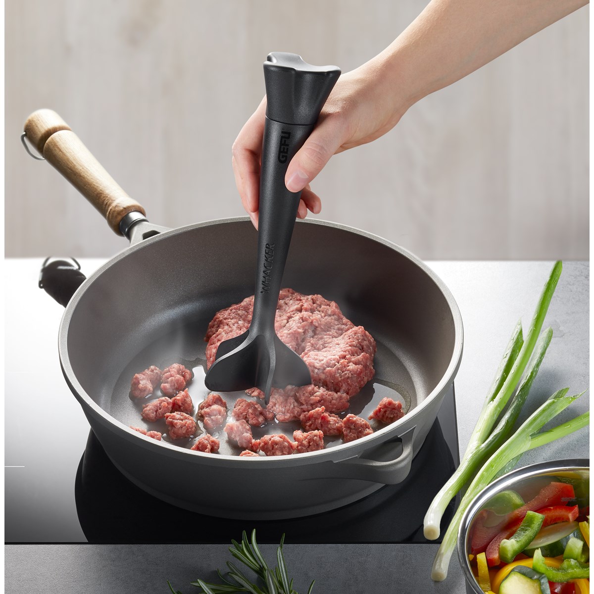 Hachoir et séparateur de viande WHACKER noir, GEFU