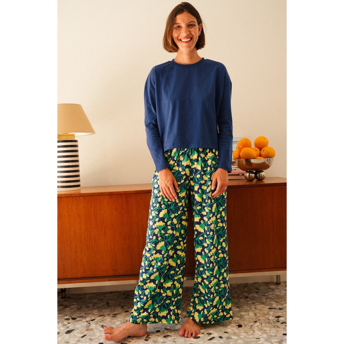 Pyjama Long Coton Bio néroli, WE ARE JOLIES