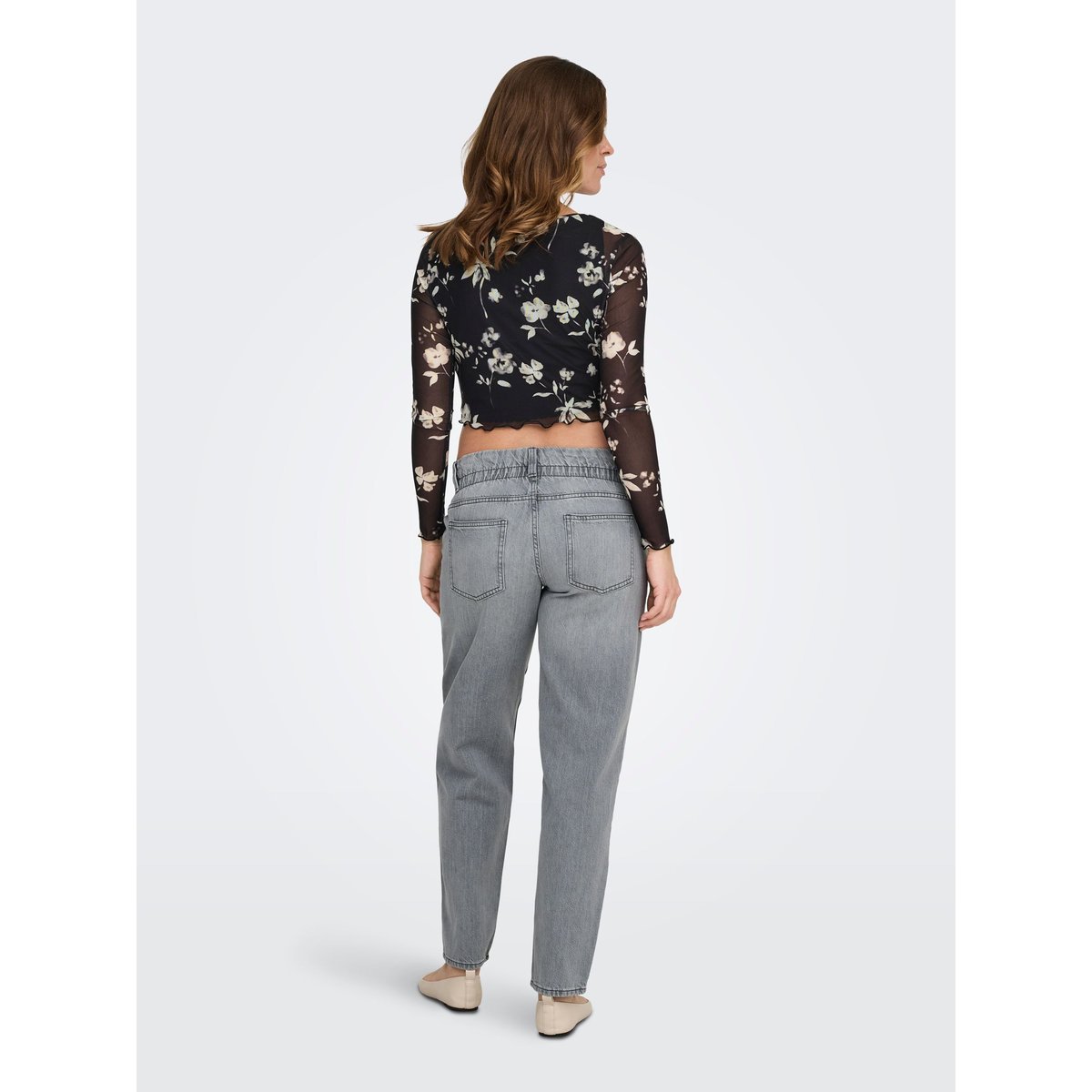 Jean Coupe Droite medium grey denim, ONLY