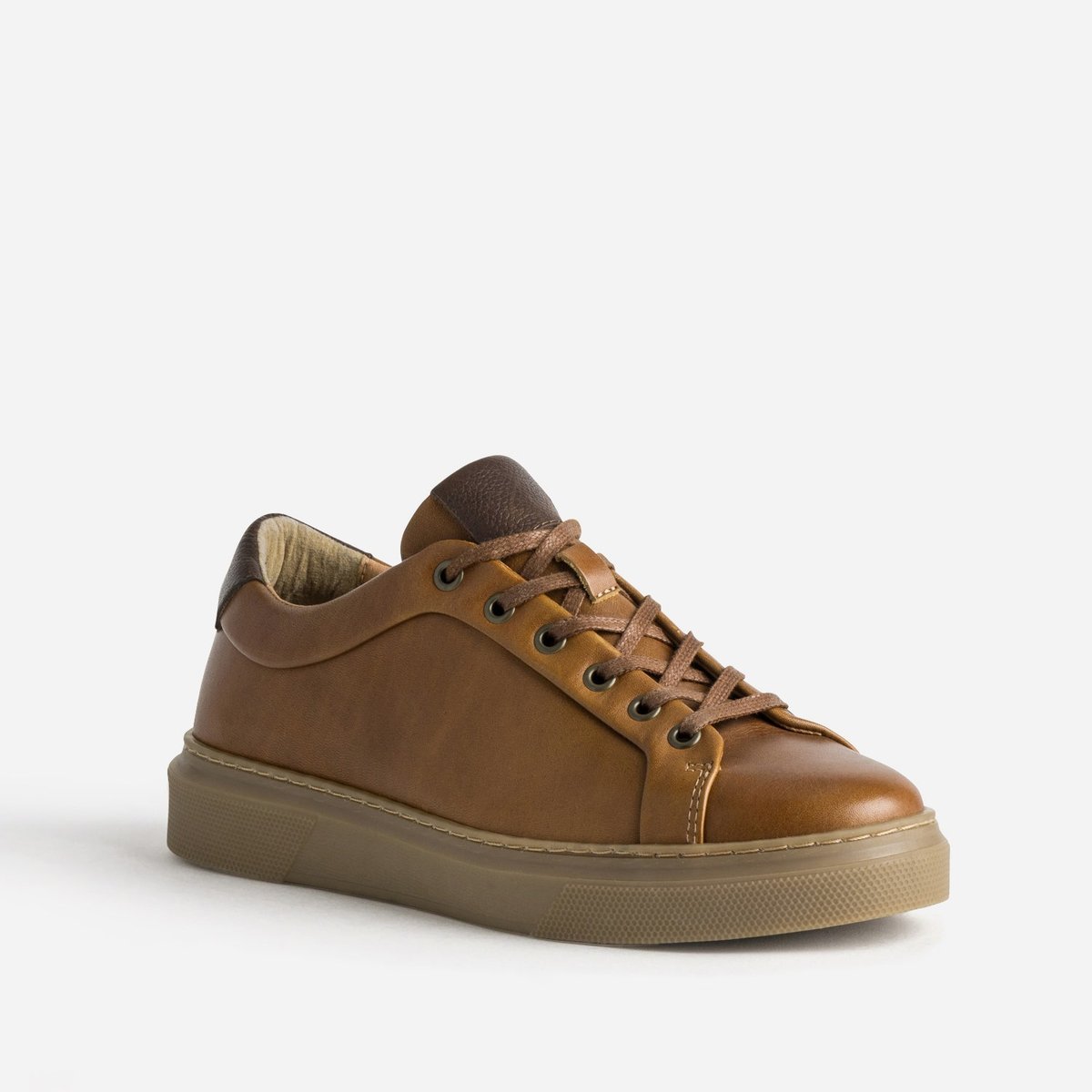 Basket en cuir PHILIPP camel, ERAM