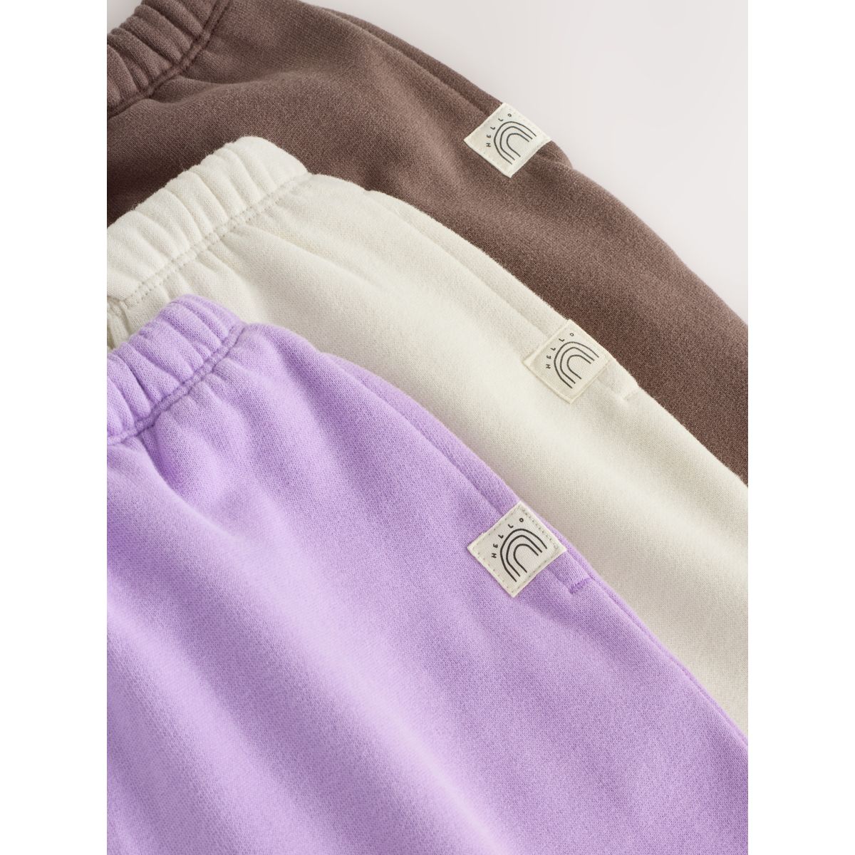 Ensemble de jogging bouffant, lot 3 lilas/brun/crème, NEXT