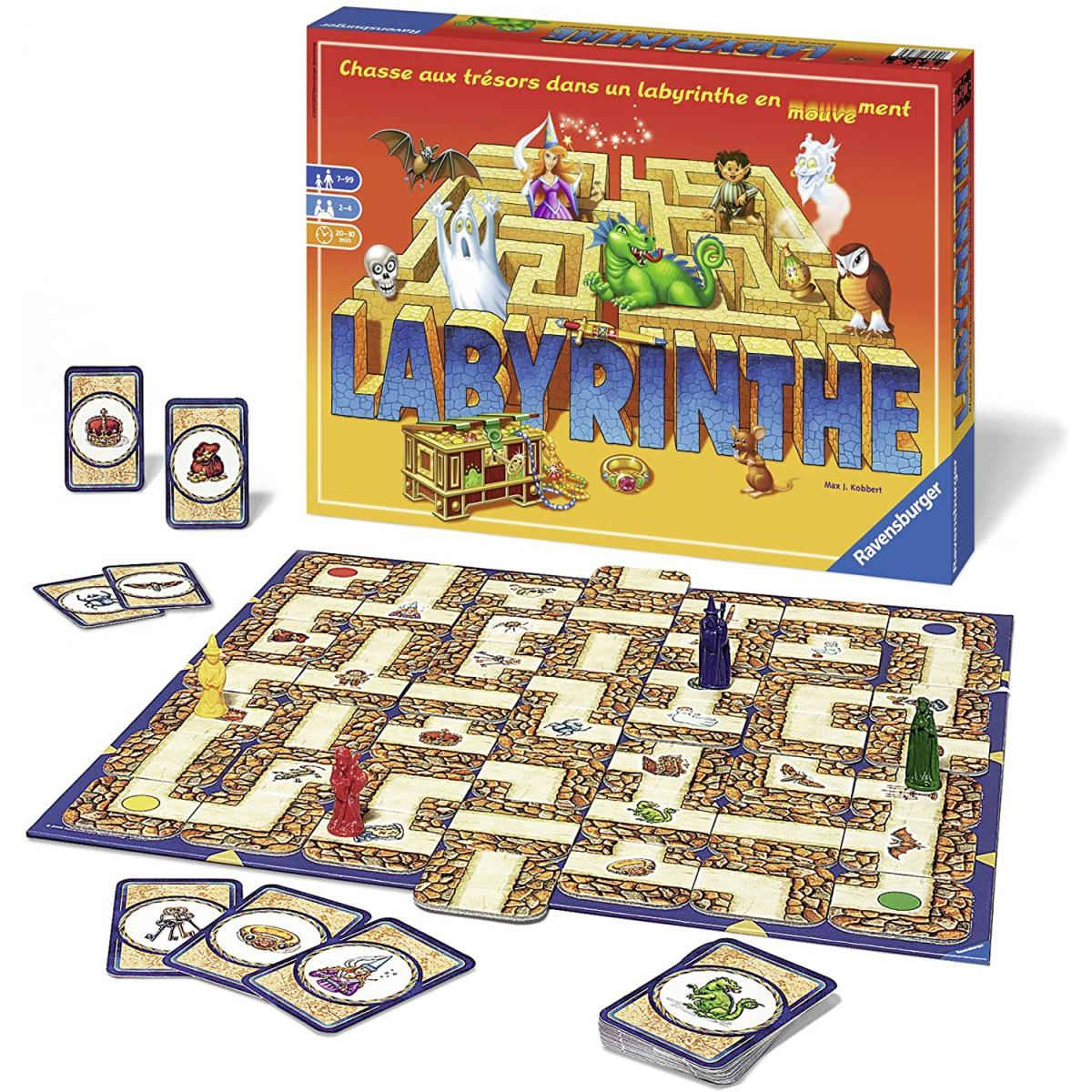 Labyrinthe jeu de societe couleur unique, RAVENSBURGER