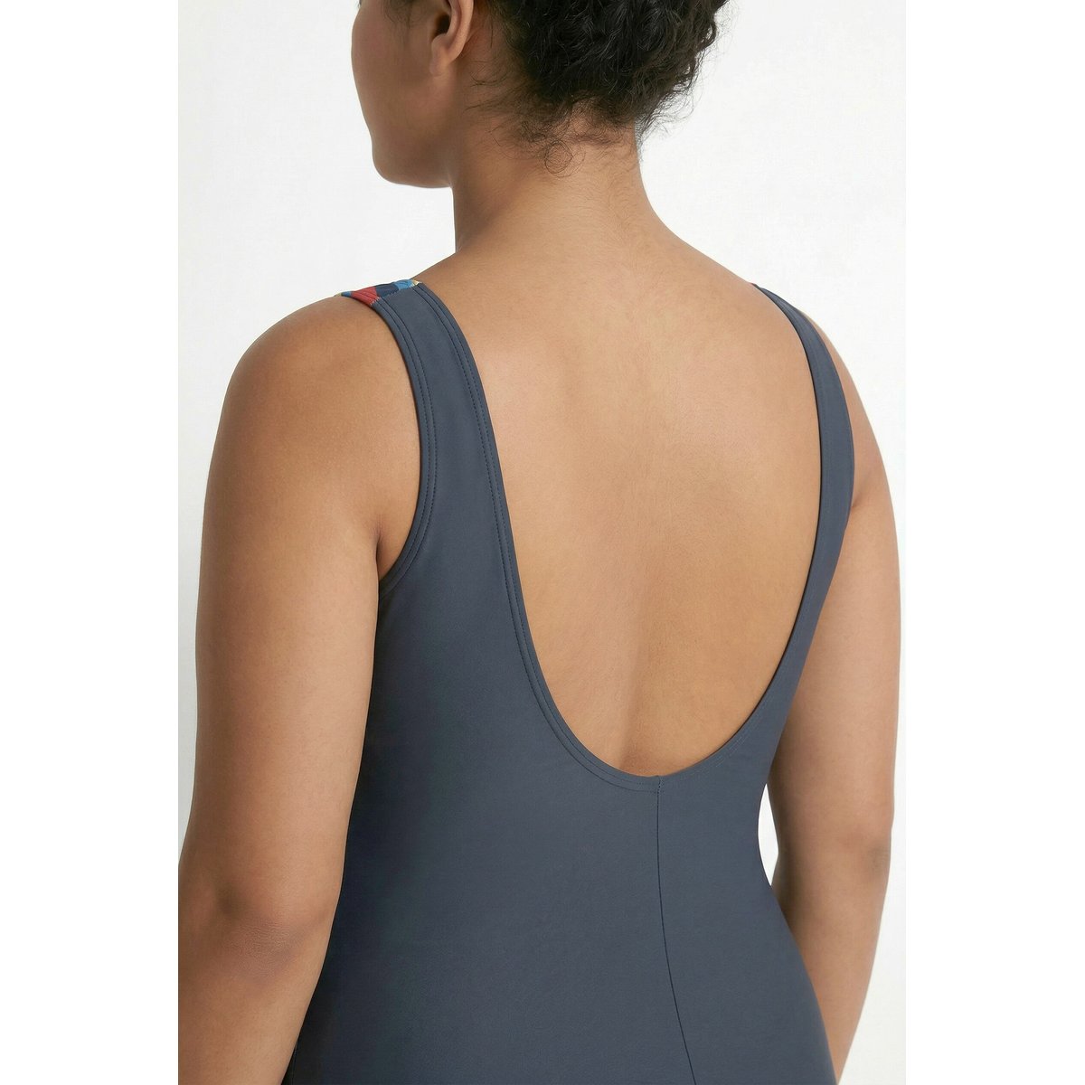 Maillot de bain avec bonnets souples marine, ULLA POPKEN