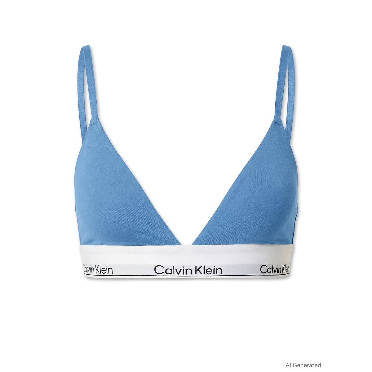 Soutien-gorge Triangle ICON COTTON MODAL bleu, CALVIN KLEIN UNDERWEAR