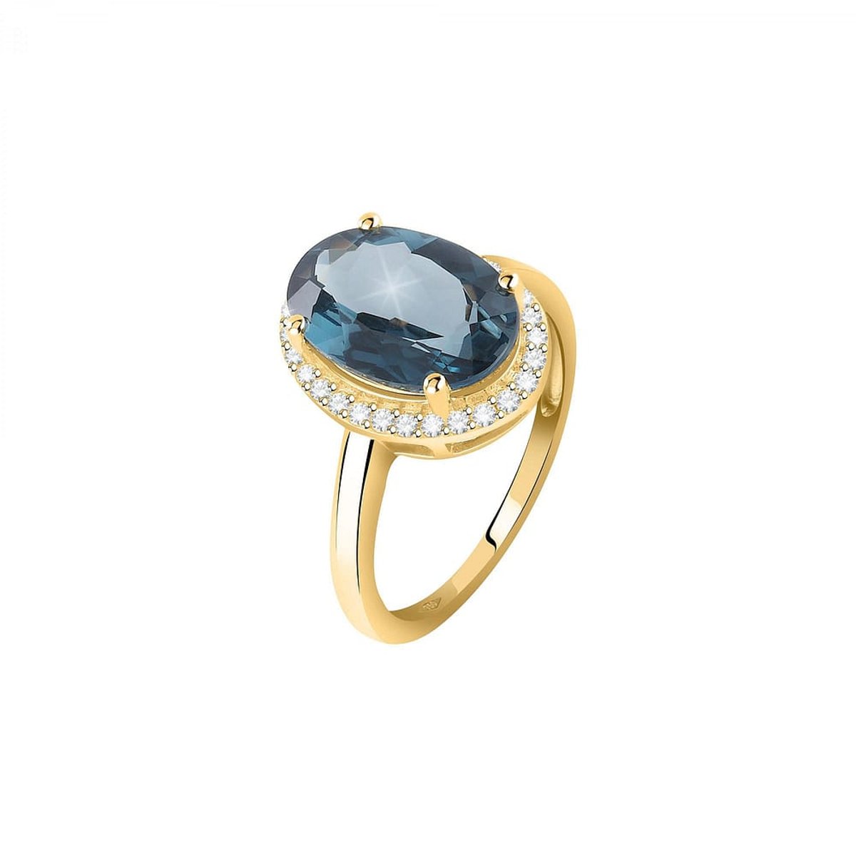 Bagues en Diamant/or 375/1000/topaze et Topaze argent, CLEOR
