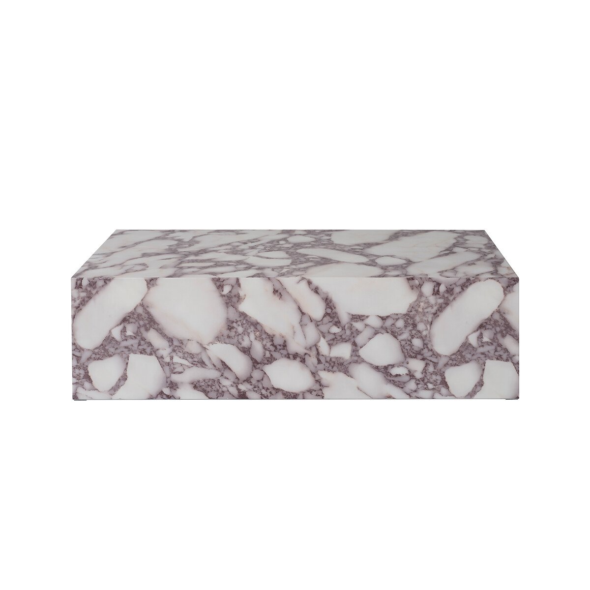 Serafina Rectangular Calacatta Faux Marble Coffee Table marble white, ÉDITÉ