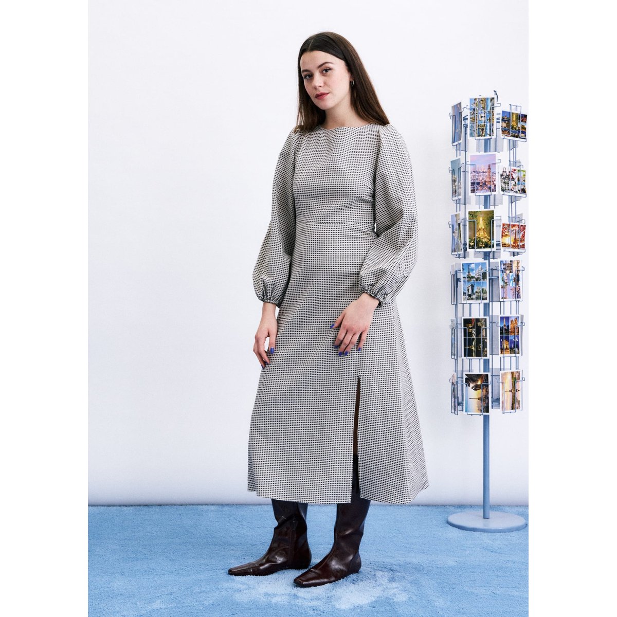 Robe Pavey longue PAVEY beige crème, FRNCH