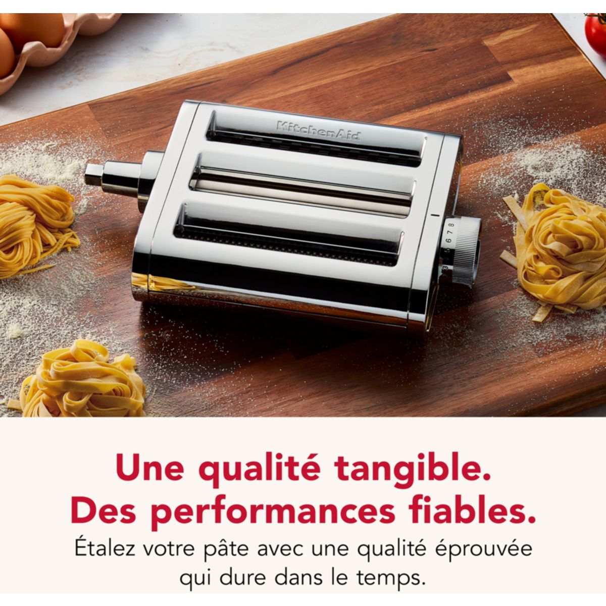 Kit pour pâtes fraîches PATES 3 EN 1 METAL 5KSM3MPA couleur unique, KITCHENAID