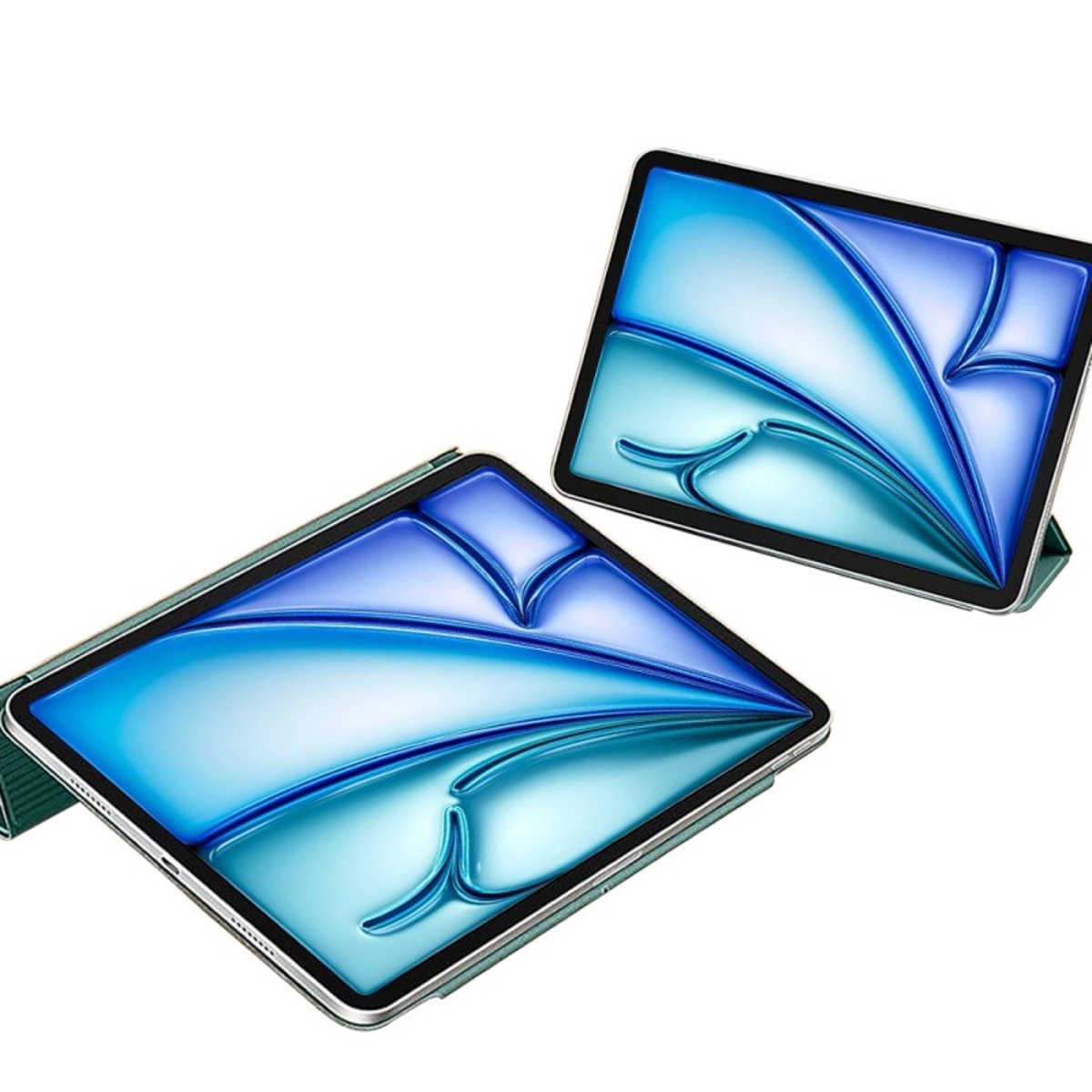 Etui à fixation magnétique pour iPad Pro 11" vert, EVETANE