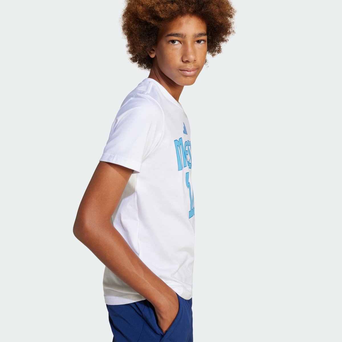 T-shirt graphique Nom et numéro de Messi Enfants white, adidas Performance